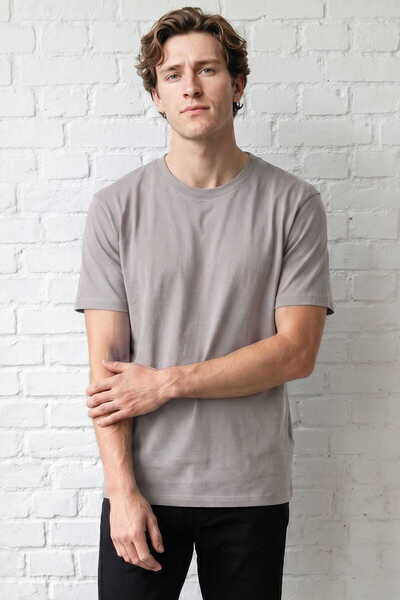 RELAXIA Men's T-Shirt Crew Neck