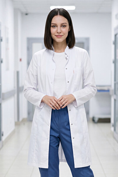 İŞMONT Doktor Önlüğü Hakim Yaka Çıtçıtlı