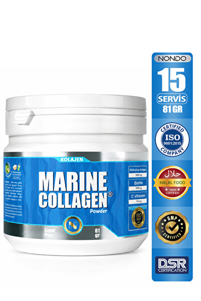 Nondo Marine Kolejen, Collagen ( Kolajen Tip 1-3 Balık Kolejeni Hyaluronik As...