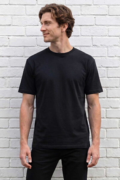 RELAXIA Men's T-Shirt Crew Neck
