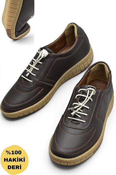 ISPARTALILAR 420 Full Orthopedic Light Flexible Sole Daily Genuine Leather Wo...