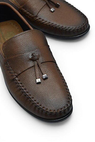 ISPARTALILAR 3289 Flexible Comfortable Sole Black Genuine Leather Men's Shoes...