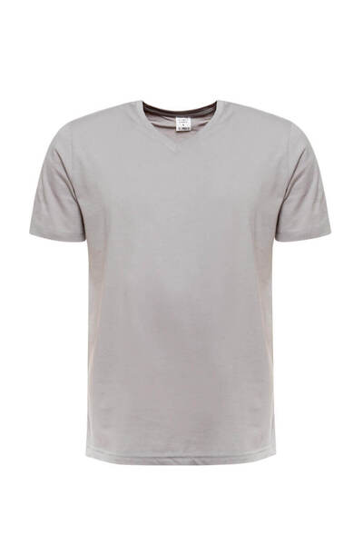 RELAXIA T-Shirt Men's V-Neck Combed Cotton
