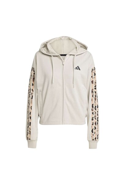 adidas Women's Hooded Sweatshirt Sweet W Aop ft Fz Jm1860