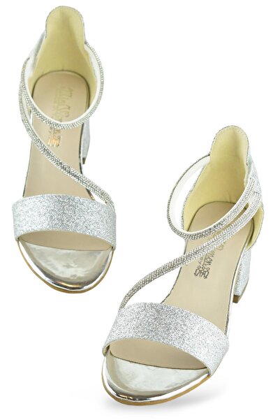 ayakkabiburada 259 Evening Dresses Girls' Heeled Shoes Wedding Engagement Eve...
