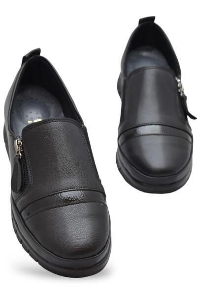 ISPARTALILAR 0243 Zippered Comfortable Orthopedic Sole Everyday Women's Shoes...