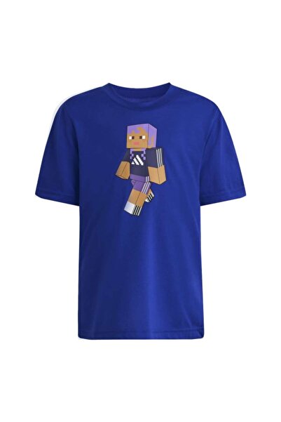 adidas Παιδικό μπλουζάκι Lk Mc Tr Tee Casual KA0249 Μπλε