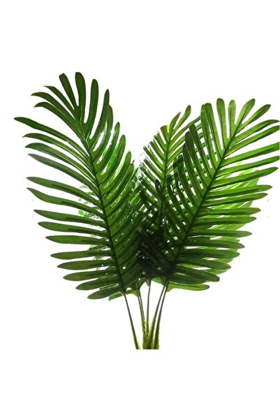 partidolu Tropical Hawaii Palmiye Yaprağı Şeklinde Tropik Yeşil Renk Plastik ...