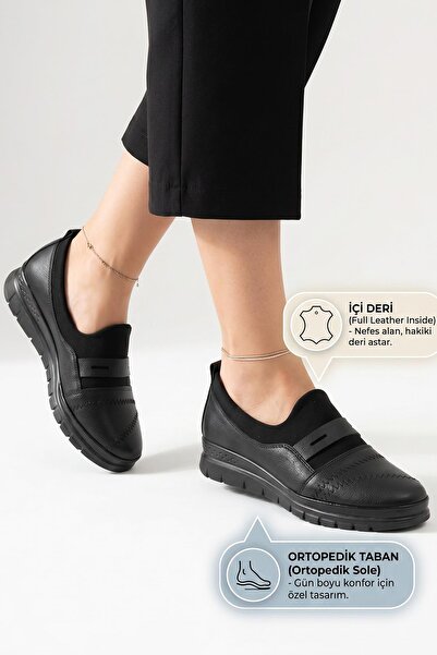 ISPARTALILAR 0248 Comfortable Orthopedic Sole Daily Women's Shoes Flats Women...