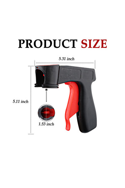 Choice Black Car Spray Trigger Handle Reusable Handle Can Convert Spray Can I...