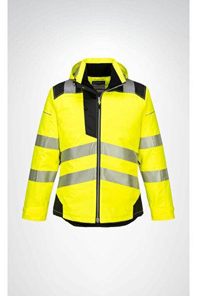 Selçuklu Plus Portwest T400 Pw3 Hi-Vis Winter Reflective Waterproof Hooded Ye...