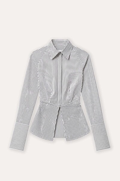 VATKALI Zippered Waist-Fitted Shirt - Premium Edition