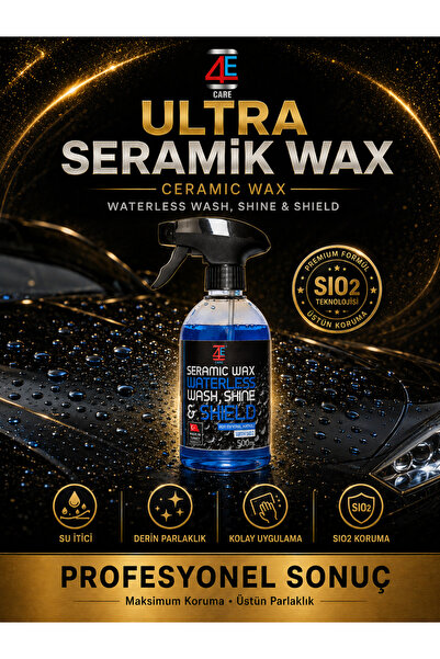 4E Seramik Wax ( Seramik Cila) Uygulama Süngeri Ve Mikrofiber Bez (YENİLENENF...