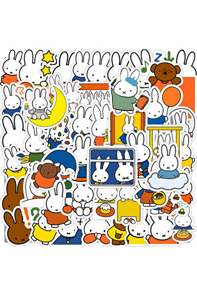 Choice 60PCS 50PCS Miffy Kawaii Cute Waterproof Stickers DIY Graffiti Sticker...