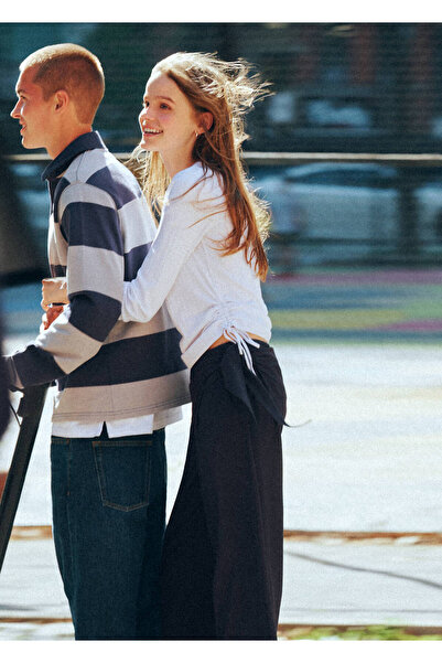 Mango Teen Bandana-print pinstripe trousers