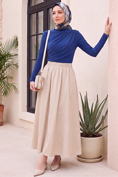 Modamorfo Saks Sandy Blouse - Half Throat and Drawstring
