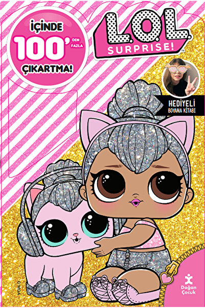 Doğan Çocuk Lol Surprise 100+ Sticker Coloring Book