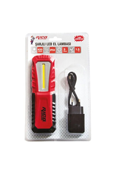 Rico Şarjlı El Lambası Ledli K19 420LM 013-RC0038 LÜMEN