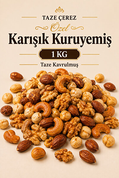 ÜLKÜ KURUYEMİŞ (1 KG) Taze Çerez Özel Karışık Kuruyemiş Hediyelik Atıştırmalı...