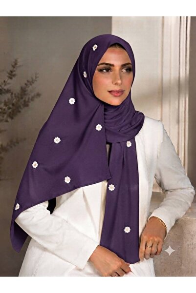 Veil Designer طرحة بوال موف اللافندر طبقيتن أناقة هادئة تناسب كل إطلالة. بتطر...