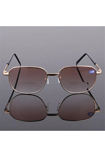 Choice12 +150 Tawny Men Reading Glasses Bifocal Glasses 2 In 1 Dual Purpose M...