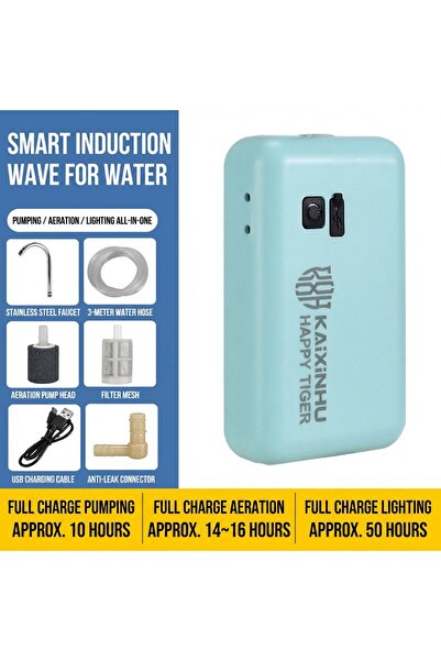 choice2 Sensor model-Blue Intelligent Electric Oxygenator Outdoor Fishing Wat...