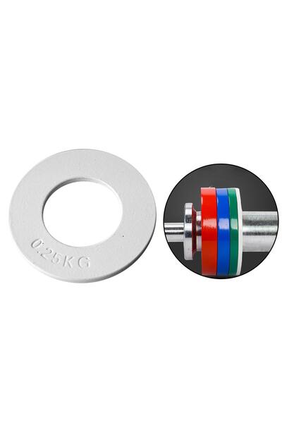 Choice1 White 0.25kg Micro Fractional Weight Plate .25-1kg Micro Fraction Low...