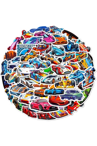 Choice 50 قطعة ملصقات كرتونية رائعة بتصميم JDM للسباقات، مناسبة للأمتعة وحافظ...