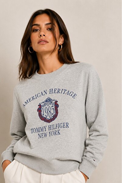 Tommy Hilfiger Organic cotton comfortable cut printed sweatshirt