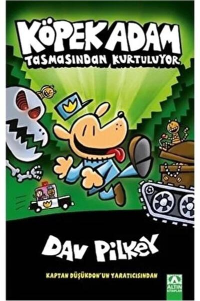 Altın Kitaplar Köpek Adam Tasmasından Kurtuluyor - Dav Pilkey