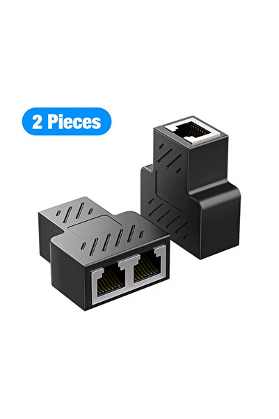 Choice موزع RJ45 2 في 1 - قطعتان، محول إيثرنت من 1 إلى 2، موسع كابل شبكة الإن...