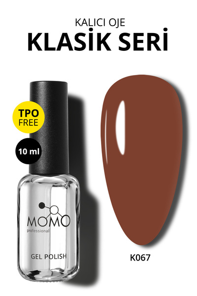 MOMO professional Kalıcı Oje K067 Pas Rengi 10 ml
