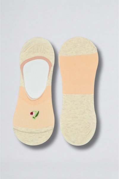 PRO Papatya Combed Cotton Ballerina Cotton Summer Cotton Comfortable Women's Socks 12-Pack