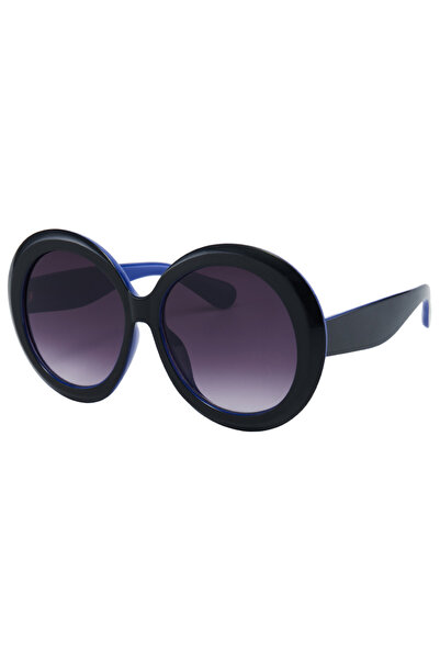 Choice blue Retro Big Round Frame Sunglasses Lady Oversized Fashionable Stree...