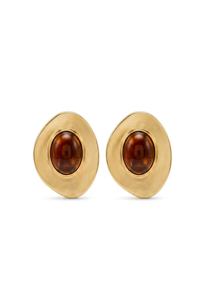 Charmist Steel Salen Coffee Earrings