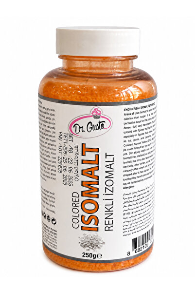 Dr. Gusto Colored Isomalt Renkli İzomalt 250 g – Şeker Camı ve Dekoratif Past...