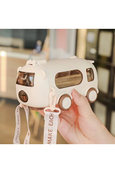 Choice3 0.5L white LUSQI 0.5L Cute Toy Car Cup With Straw Indoor And Outdoor ...