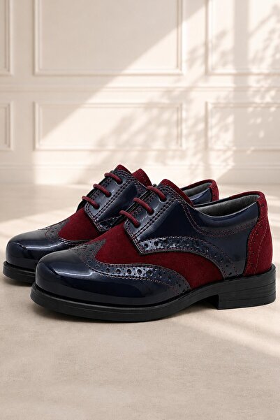 Rakerplus Titan Patent Leather Laced Classic Baby Boy Evening Dress Shoes