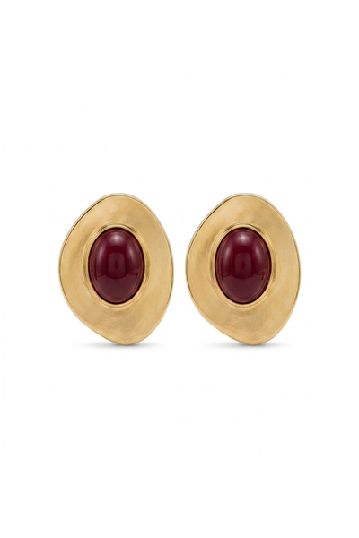 Charmist Steel Salen Coffee Earrings