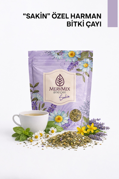 MervMix Özel Harman Bitki Çayı - 100 g - Karışık Detox Bitki Çayı - Papatya, ...