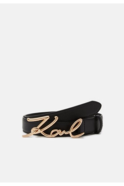 Karl Lagerfeld K/SIGNATURE SM BUCKLE BELT (241W3105999) Negru, de damă - 75