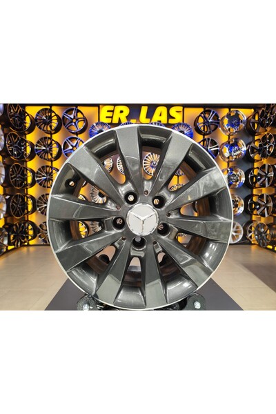 MERCEDES 4 Adet ORIJINAL 6.5*16 5*112 ET52 66.6 FÜME JANT REVİZE EDİLMİŞ (Takım)