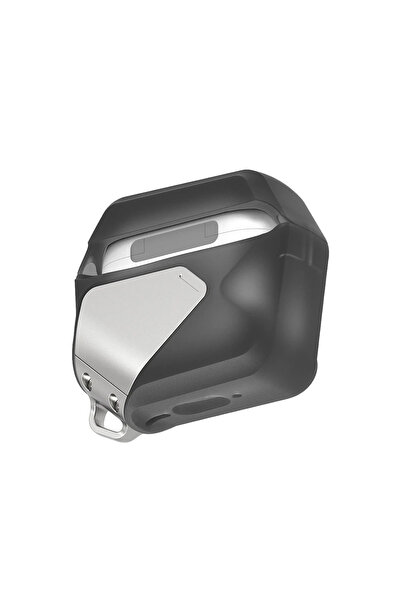 Aulumu AirPods 4 Uyumlu Geometrik Desenli Kilitleme Mekanizmalı ve Askı İpli ...
