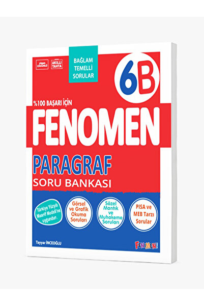 fenomen okul Fenomen Yayınları 6 Sınıf Paragraf B Soru Bankası