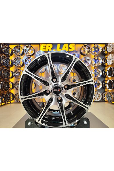 Universal 4 Adet SLK-2049 5.5*13 4*114.3 ET35 73.1 BLACK MACHINED JANT (Takım)