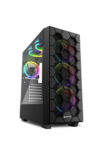 SHARKOON Carcasă RGB Hex Negru