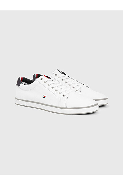 Tommy Hilfiger Λευκά ανδρικά Fm0fm00596 100 H2285arlow 1d Sneakers Low Cut White
