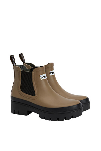 Barbour Halton Chelsea Yağmur Botu BE31 Military Brown