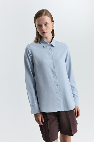 Antioch Bebe Blue Premium Women's Shirt