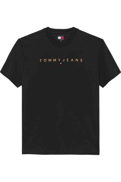 Tommy Hilfiger Men's Brand Logo Organic Cotton Crew Neck T-Shirt, Suitable fo...